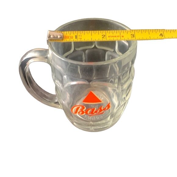 Vintage Bass Ale Beer Glass Mug Stein Pub Style Great Addition To A Collection - Picture 8 of 10